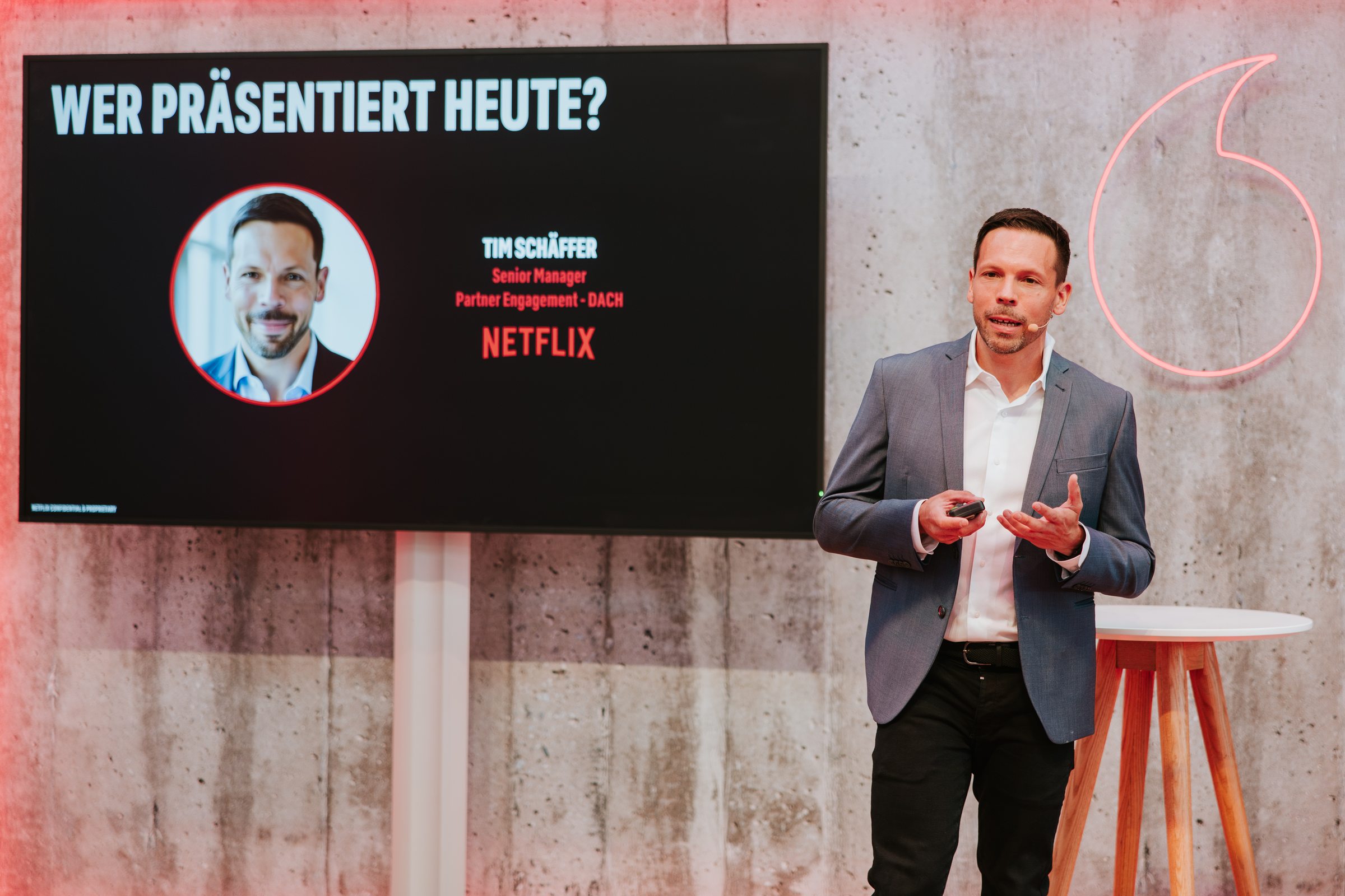 Tim Schaeffer at Vodafone Sales Conference